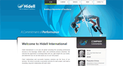 Desktop Screenshot of hidellinternational.com